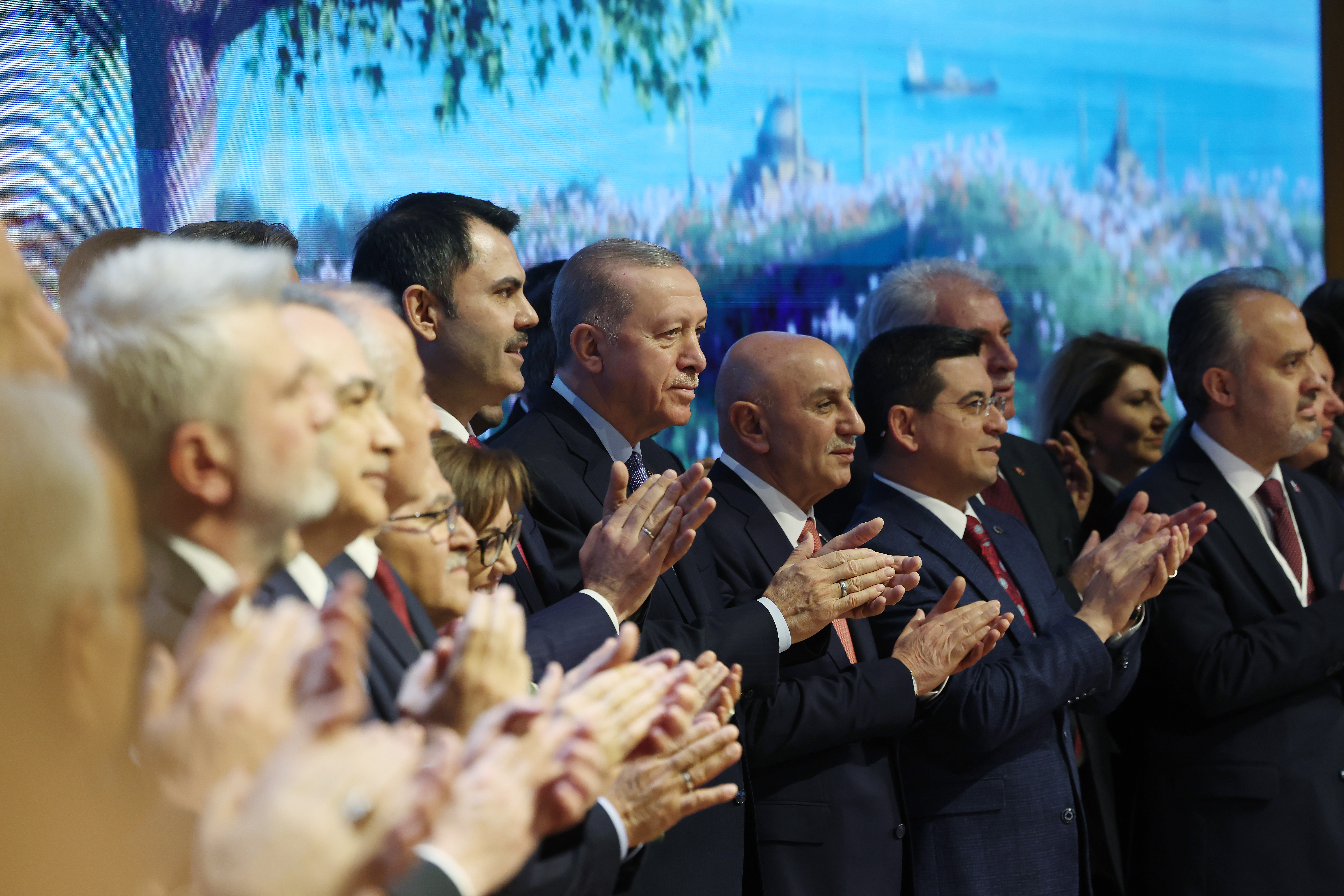 AA 20240130 33568960 33568959 CUMHURBASKANI ERDOGAN AK PARTI SECIM BEYANNAMESI TANITIM TOPLANTISINA KATILDI