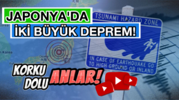 Japonya’da İki Büyük Deprem! Tsunami Uyarısı Yapıldı