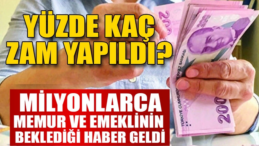 Memur ve Emeklilere Yeni Yılda Büyük Zam!