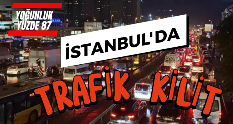 İstanbul’da Trafik Felç: Yoğunluk Yüzde 90’a Ulaştı!