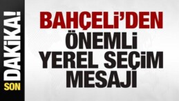 Bahçeli’den Yerel Seçim Açıklaması
