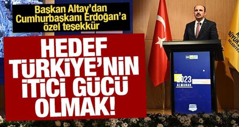 Başkan Altay: “Konya’yı Ülkemizin En Önemli İtici Gücü Haline Getirmek için Çalışıyoruz”