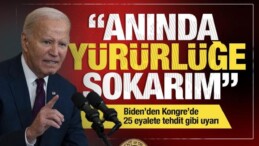 Joe Biden’den Kongre’de 25 Eyalete Tehdit Gibi Uyarı: Anında Yürürlüğe Sokarım