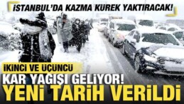 Meteoroloji Uyarı Üstüne Uyarı! İstanbul’a İkinci Ve Üçüncü Kar Yağışı Geliyor!