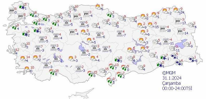 Meteoroloji'den Kuvvetli Sağanak ve Kar Yağışı Uyarısı 2 meteorolojiden kuvvetli saganak ve kar yagisi uyarisi 2 gfHEXlUC