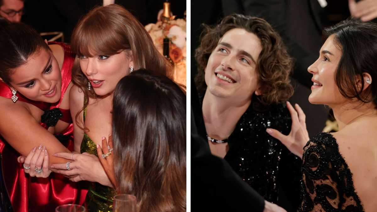 Altın Küre'de Dedikodu Rüzgarları: Kylie Jenner'ın Kıskançlığı, Gomez ve Swift'i Şaşırttı! 1 selena gomez taylor swift timothee kylie jenner0gettyimages 1908166995 1 659c2e1d3b13d