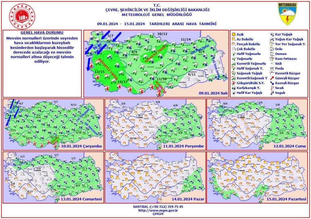 son dakika meteoroloji akom ve valilikten uyari cok sayida ilimizde sari alarm 2 rCOiyT1n