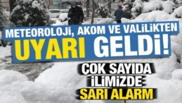 Meteoroloji, AKOM ve Valilikten Uyarı! 18 İlimizde ‘Sarı’ Alarm…