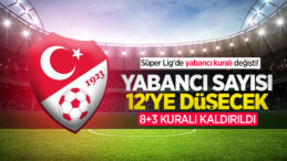 TFF Yeni Yabancı Kuralını Açıklandı!