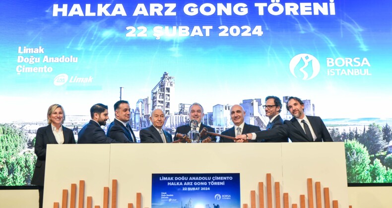 Borsa İstanbul’da Gong Limak Doğu Anadolu Çimento İçin Çaldı