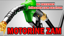 Motorine Gece Yarısından İtibaren Zam Geliyor!