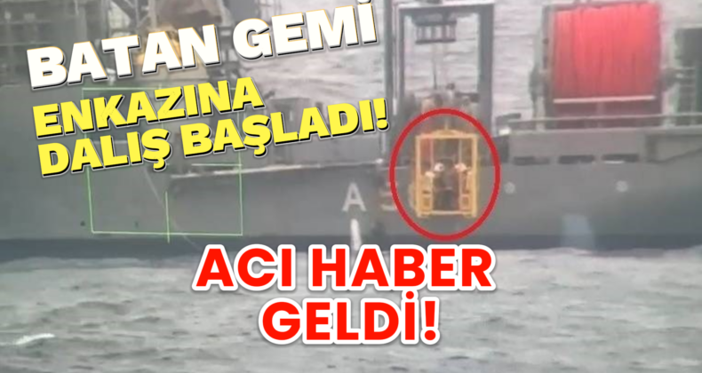 Marmara Denizi’nde Batan Gemiye Dalış: Bir Cesede Ulaşıldı