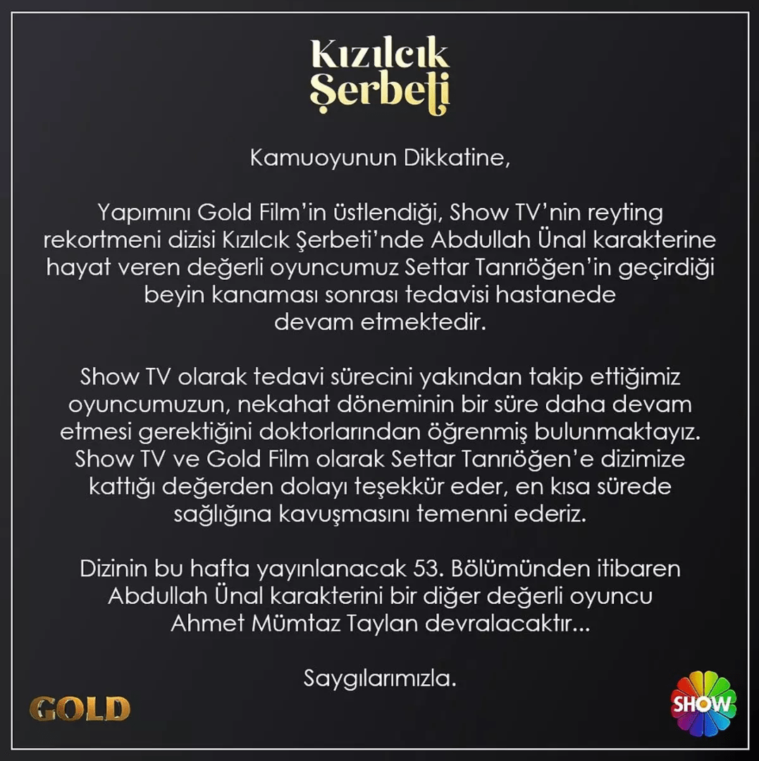Kızılcık Şerbeti'nde Şoke Eden Gelişme: Abdullah Ünal Dizinden Ayrıldı! 2 Ekran goruntusu 2024 02 26 154640