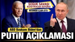 ABD Başkanı Biden’dan Soğuk Savaşı Kızıştıracak Putin Açıklaması! Resmen İlan Etti