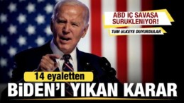 ABD’de Kriz Büyüyor! 14 Eyalet Valisinden Biden’ı Yıkan Karar!