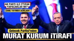 AK Parti ile İttifak Yapacaklar mı? Gelecek Partisi’nden Murat Kurum’a Destek ve İtiraf