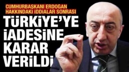Ali Yeşildağ’ın Türkiye’ye İadesine Karar Verildi