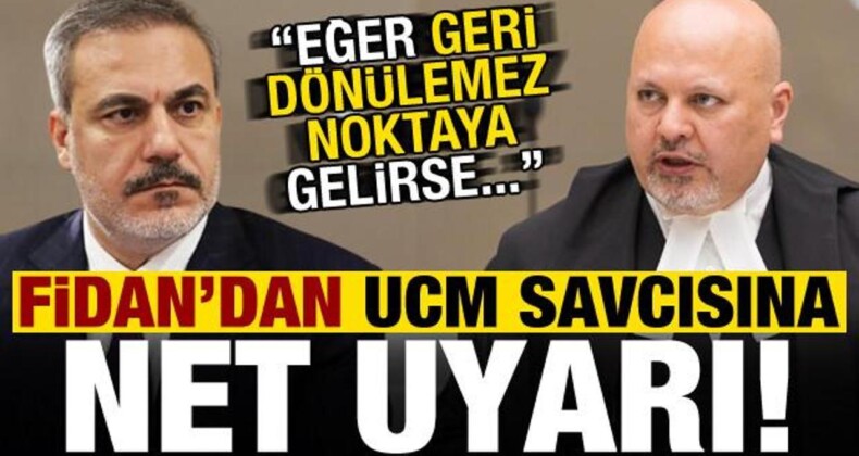 Bakan Fidan’dan Kritik Görüşme! UCM Savcısına Net Uyarı: Geri Dönülemez Noktaya Gelirse…