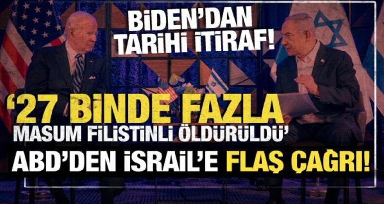 Biden’dan Tarihi İtiraf! Gazze’de 27 Binden Fazla Masum Filistinli Sivil öldürüldü