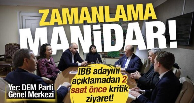 DEM’de Zamanlama Manidar: Alman Elçiyle Görüştüler, Adayı Açıkladılar!