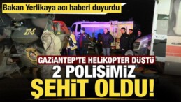 Gaziantep’te Helikopter Düştü: 2 Polis Şehit Oldu