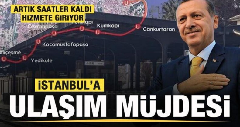İstanbul’a Ulaşım Müjdesi! Tarihi Proje Erdoğan’ın Katılımıyla Hizmete Giriyor!