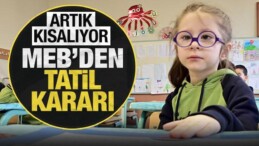 MEB’den Okullar için Tatil Kararı