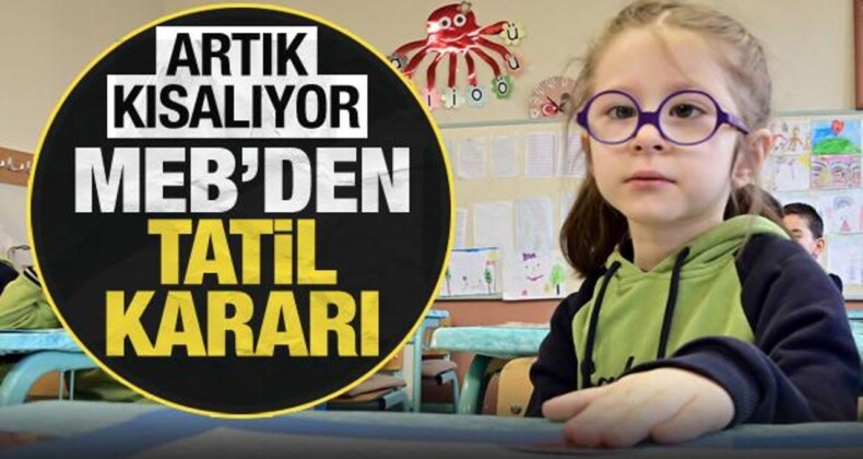 MEB’den Okullar için Tatil Kararı