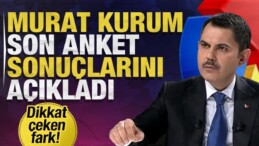 Murat Kurum Son Anket Sonuçlarını Açıkladı! Dikkat Çeken Fark!