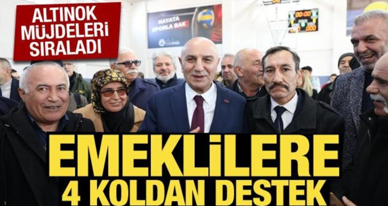 Turgut Altınok Emeklilere Müjdeleri Art Arda Sıraladı!