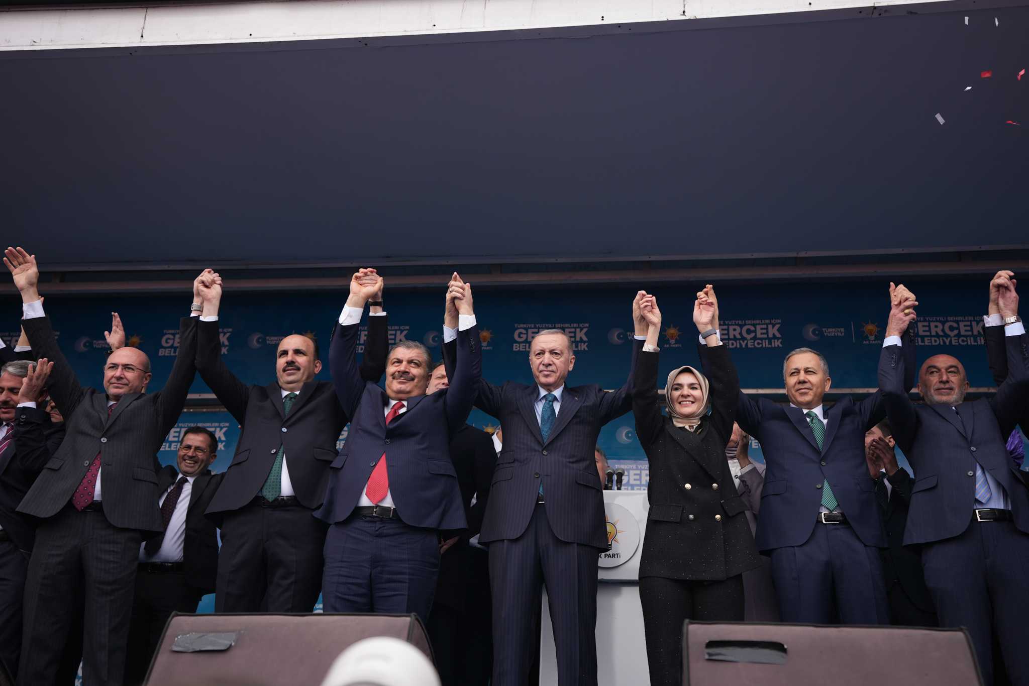 Cumhurbaşkanı Erdoğan: "CHP ve DEM Gizli İşbirliği İçinde" 8 AA 20240317 34015470 34015469 CUMHURBASKANI VE AK PARTI GENEL BASKANI ERDOGAN KONYADA