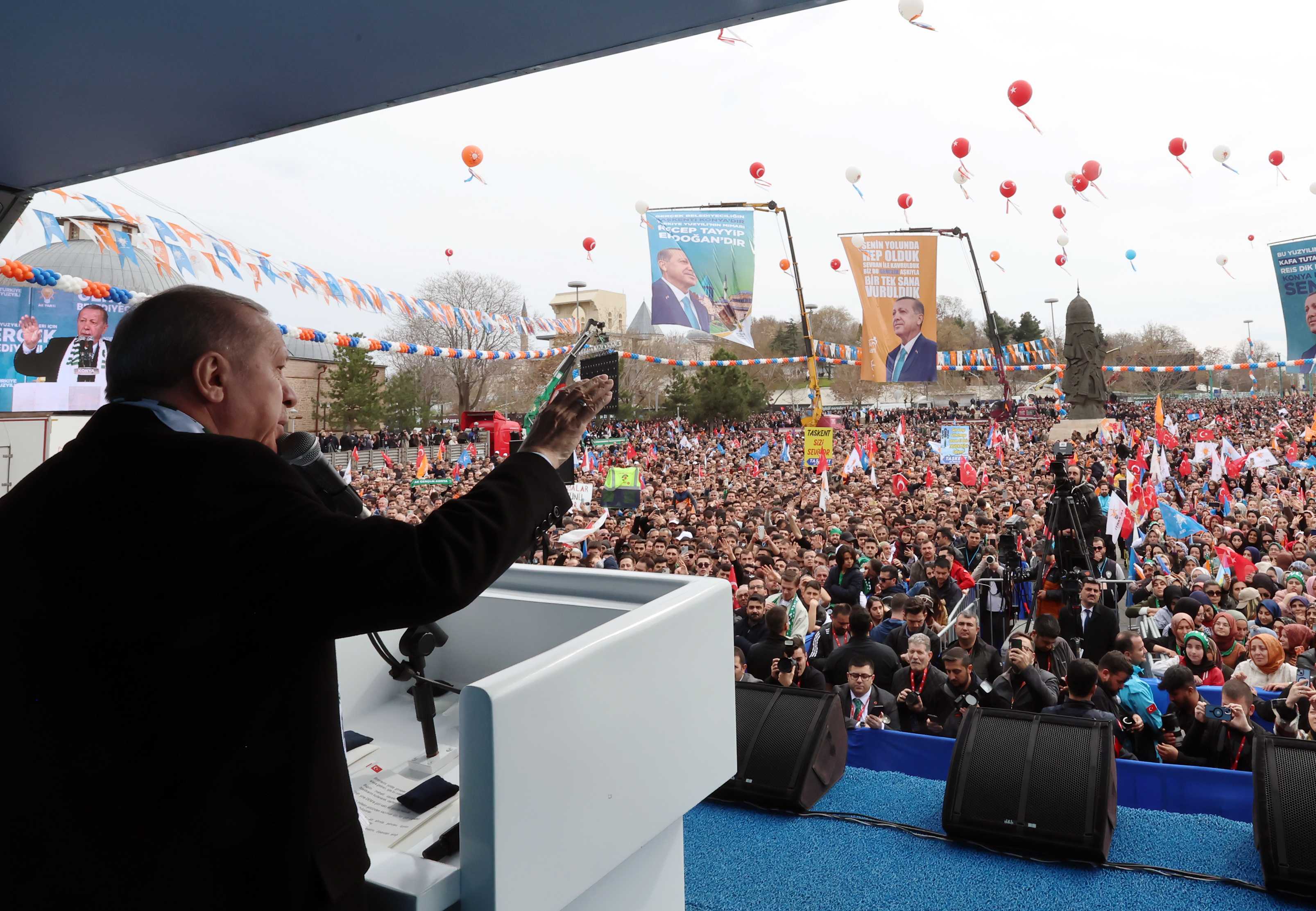 Cumhurbaşkanı Erdoğan: "CHP ve DEM Gizli İşbirliği İçinde" 2 AA 20240317 34015510 34015492 CUMHURBASKANI VE AK PARTI GENEL BASKANI ERDOGAN KONYADA