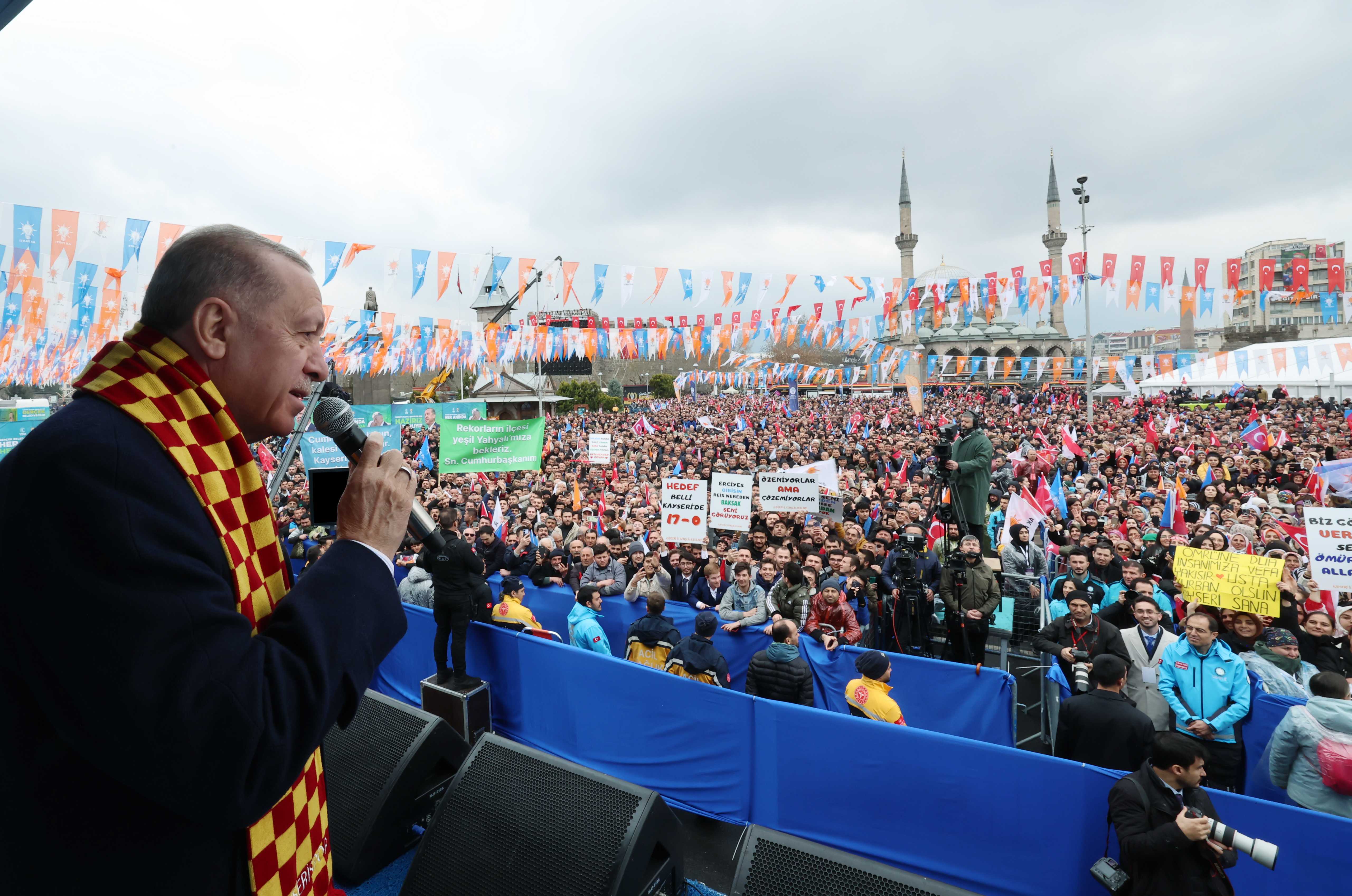 Cumhurbaşkanı Erdoğan Kayseri'de Konuştu: Emeklilere Müjde 3 AA 20240321 34054131 34054120 CUMHURBASKANI VE AK PARTI GENEL BASKANI ERDOGAN KAYSERIDE