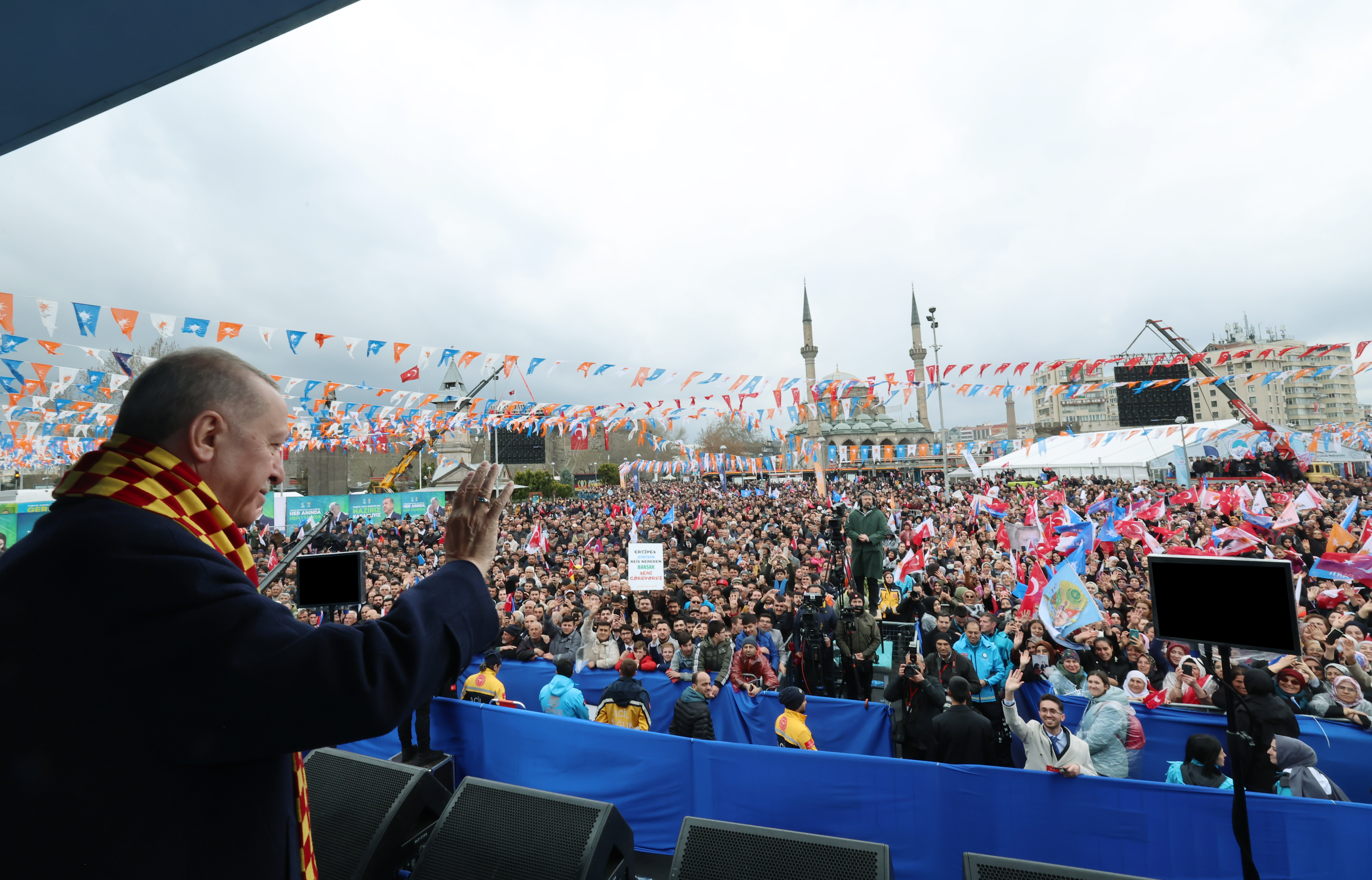 Cumhurbaşkanı Erdoğan Kayseri'de Konuştu: Emeklilere Müjde 6 AA 20240321 34054461 34054456 CUMHURBASKANI VE AK PARTI GENEL BASKANI ERDOGAN KAYSERIDE