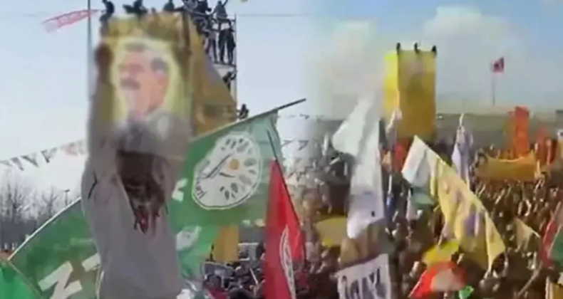 DEM Parti’nin Yenikapı’daki Etkinliğinde Skandal Görüntü! Öcalan Posterleri Ortaya Çıktı!