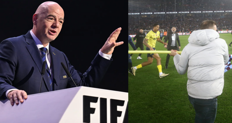 FIFA Başkanı Infantino’dan Trabzonspor-Fenerbahçe Maçındaki Şiddete Sert Tepki