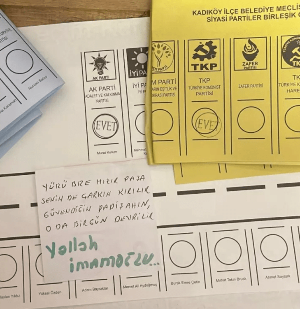 Vatandaşların Oy Pusulası Mesajları Dikkat Çekti: "Alevi Düşmanlarına Oy Yok!" 4 Ekran goruntusu 2024 03 31 155439