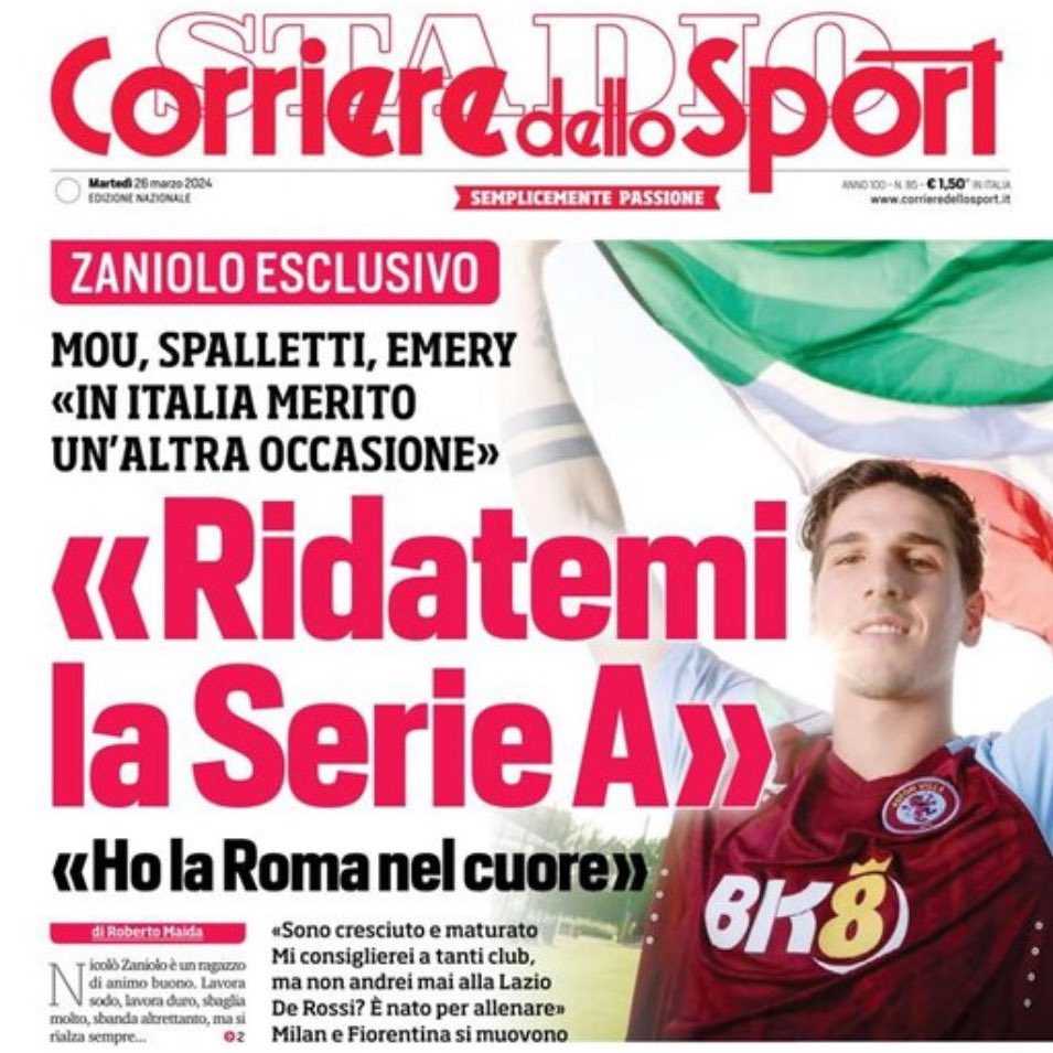 Fiorentina, Zaniolo İçin Galatasaray'la Masada 2