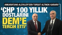 Ankara’daki Aleviler Turgut Altınok’u Destekleme Kararı Aldı!