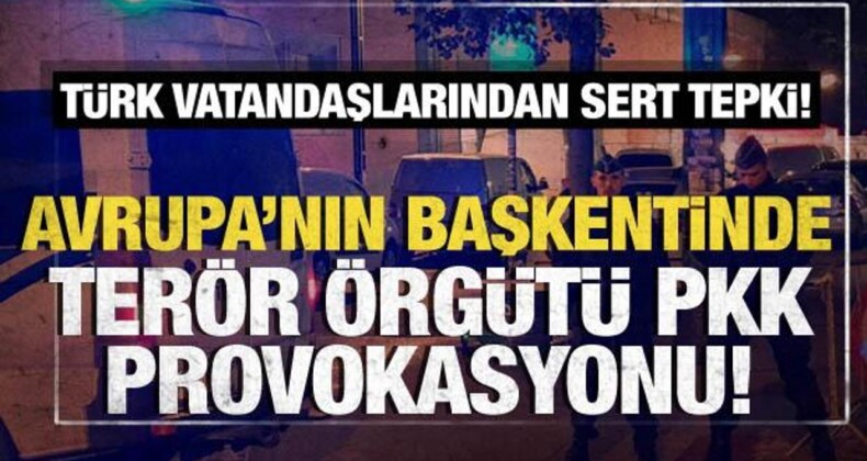 Belçika’da Terör Örgütü PKK Yandaşlarının Provokasyonuna Türk Vatandaşları Tepki Gösterdi