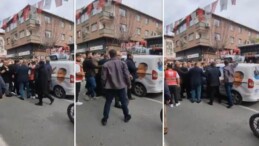 CHP’lilerden Memleket Partisi Seçim Aracına Saldırı!