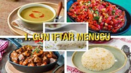İftar Menüsü 2024: 1. Gün İftar Menüsü
