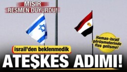 İsrail’den Beklenmedik Ateşkes Adımı! Mısır Resmen Duyurdu