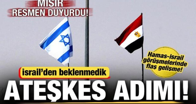 İsrail’den Beklenmedik Ateşkes Adımı! Mısır Resmen Duyurdu