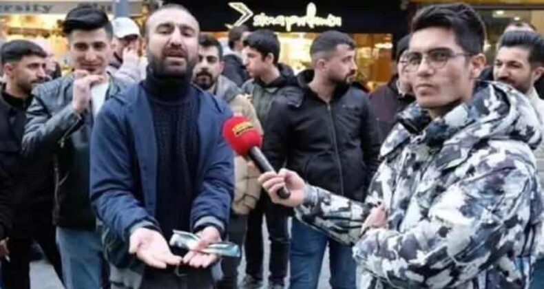 İstanbul’da Sokak Röportajında Provokasyon Yapan Kişi Yakalandı