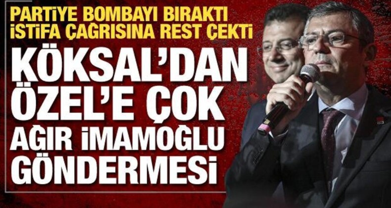 İstifası İstenmişti: Burcu Köksal’dan Özgür Özel’e Çok Ağır İmamoğlu Göndermesi