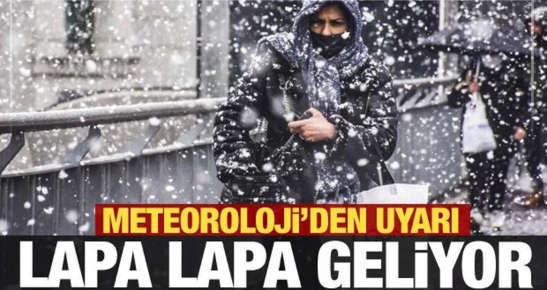 Kışlıkları Hazırlayın! Lapa Lapa Geliyor! Meteoroloji’den Kuvvetli Kar Uyarısı