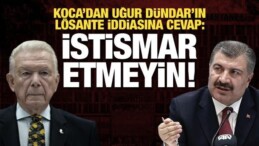 Koca’dan Uğur Dündar’ın LÖSANTE İddiasına Cevap: İstismar Ediyorlar