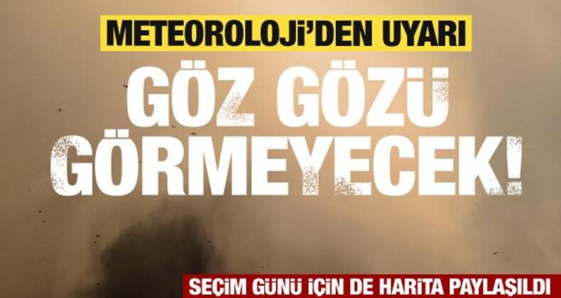 Meteoroloji’den Son Dakika Hava Durumu Uyarısı! Göz Gözü Görmeyecek