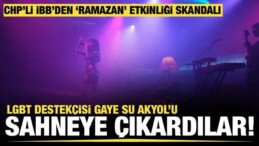 Ramazan’da LGBT Destekçisi Gaye Su Akyol’u Sahneye Çıkardılar! İBB’den Tepki Çeken Program